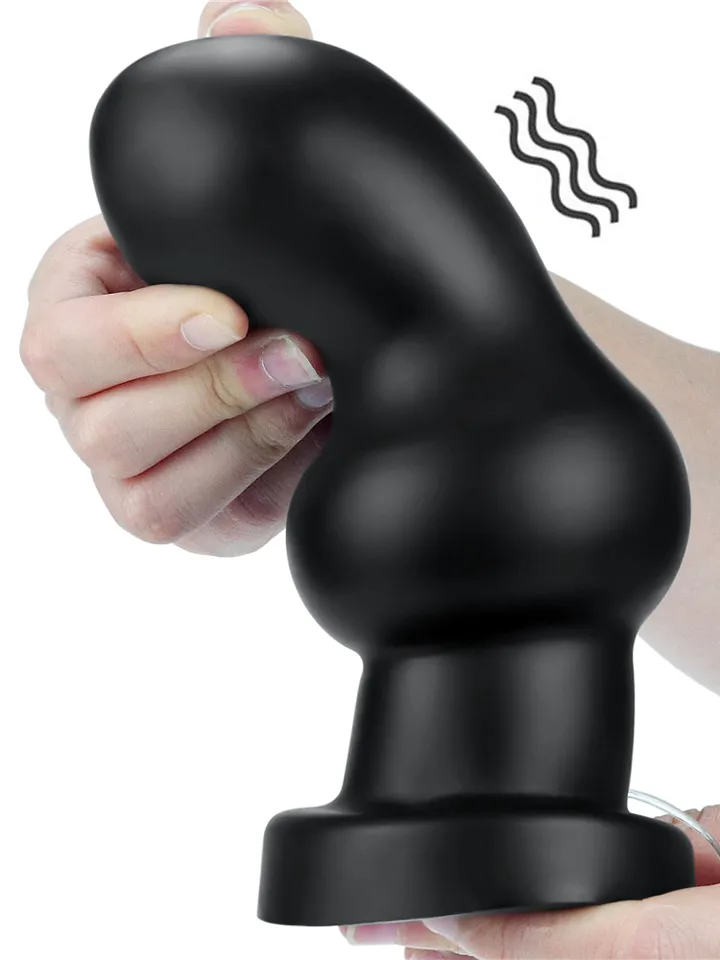King Sized Vibrating Anal Rammer 18cm - XL ButtPug 1 [full]