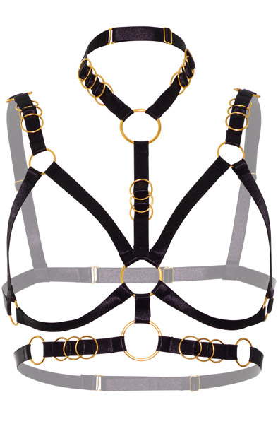 Kinky Diva Open Cup Bra Deluxe XS-L - Vergavimas sele 2