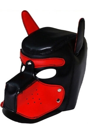 Kinky Puppy Balaclava Red - BDSM kaukė 1