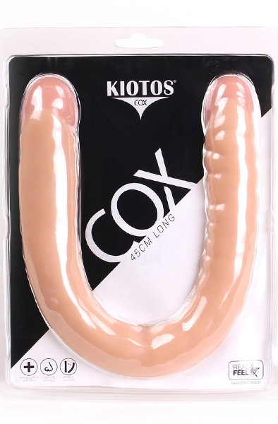 Kiotos COX Flesh 026 45 cm - Dvigubas dildo 2