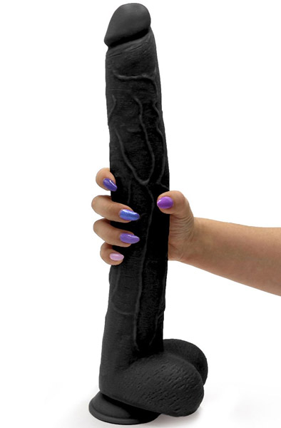 Kiotos Cox Mega Black 04 43cm - Xl dildo 1