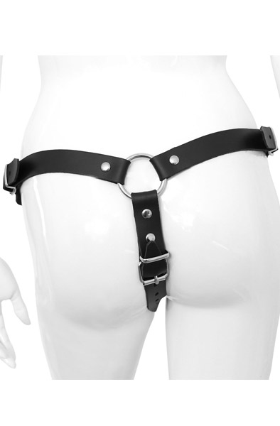 Kiotos COX Strap-On + Dildo Flesh 24 cm - Diržu su diržais 3