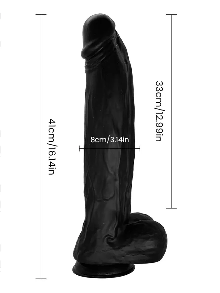Kiotos Mega Cox Black 41 cm - Xl dildo 3 [full]
