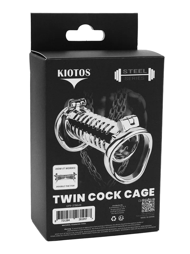 Kiotos Twin Cock Cage - Varpos narvas 5 [full]