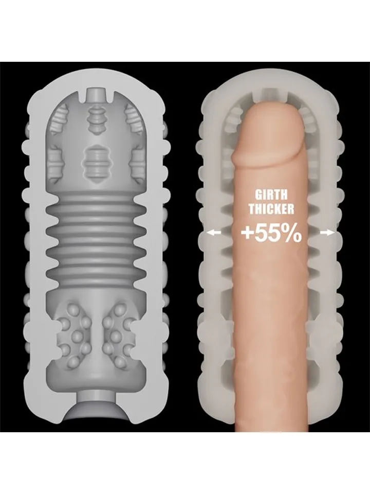 Knights Ring Vibrating Dual Purpose Sleeve-Drip - Vibruojantis varpos plėtra 5 [full]