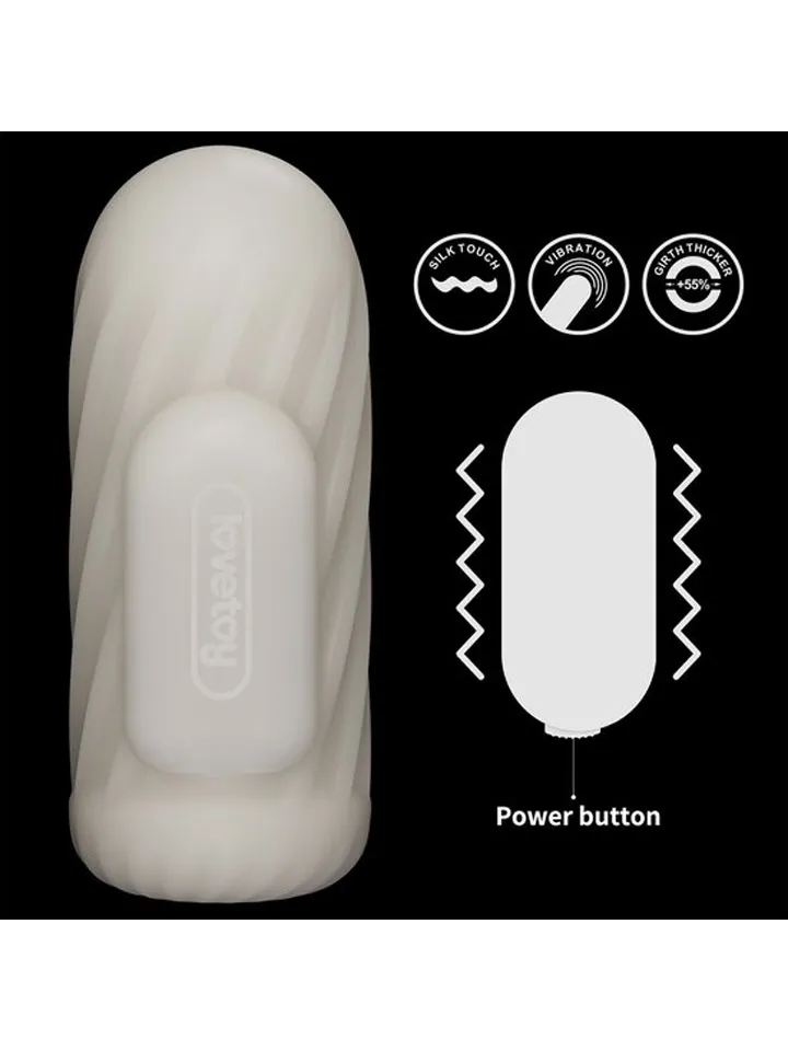 Knights Ring Vibrating Dual Purpose Sleeve-Spiral - Vibruojantis varpos plėtra 3 [full]