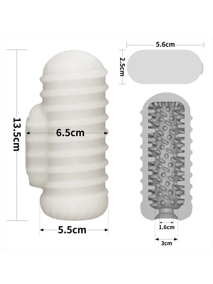 Knights Ring Vibrating Dual Purpose Sleeve-Wavy - Vibruojantis varpos plėtra 6 [full]
