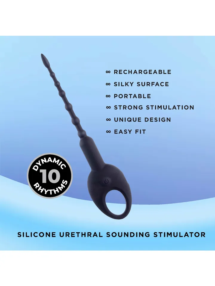 Knot-Knot Silicone Urethral Stimulator - Vibruojantis dilatorius 2 [full]