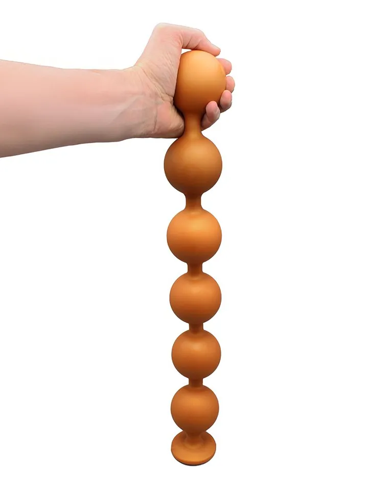 KSB 6 Big Mega Balls Silicone 52 cm - Analiniai karoliukai 2 [full]