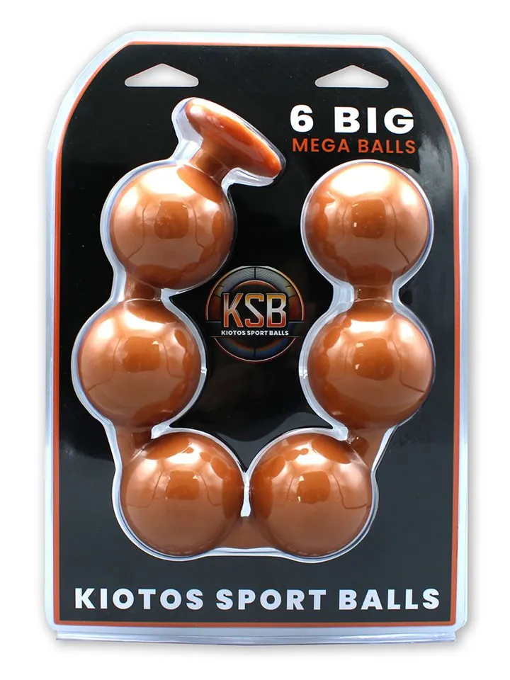 KSB 6 Big Mega Balls Silicone 52 cm - Analiniai karoliukai 3 [full]