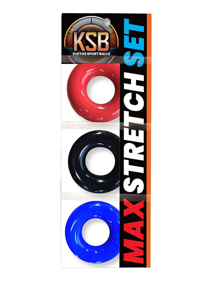 KSB Max-Stretch Cockring 3-pack - Gaidžio žiedo rinkinys 1 [full]