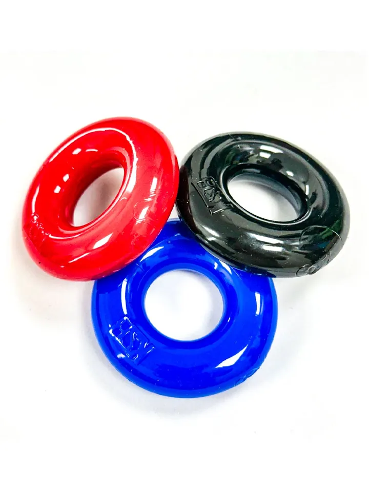 KSB Max-Stretch Cockring 3-pack - Gaidžio žiedo rinkinys 2 [full]