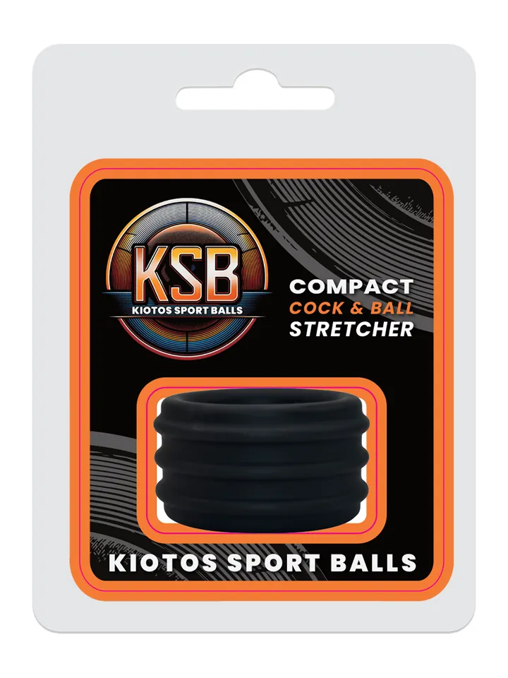 KSB Silicone Cockring & Ball Stretcher Compact - Rutuliniai neštuvai 1 [full]