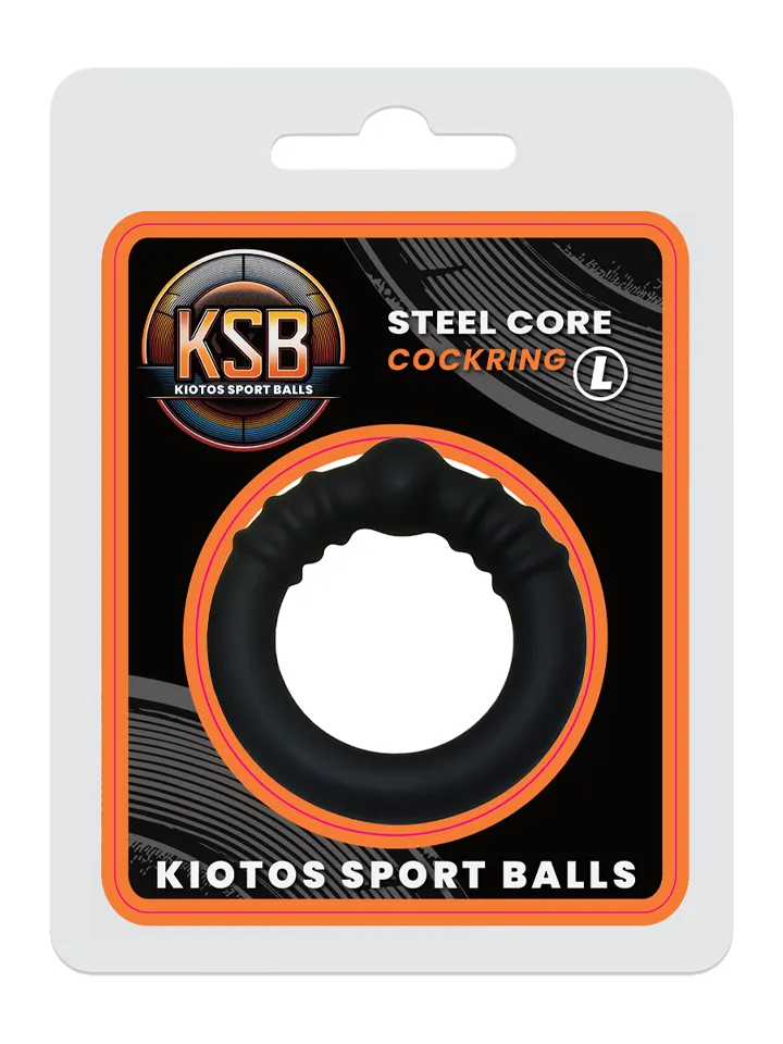 KSB Silicone Cockring With Steel-Core Large - Gaidžio žiedas 1 [full]