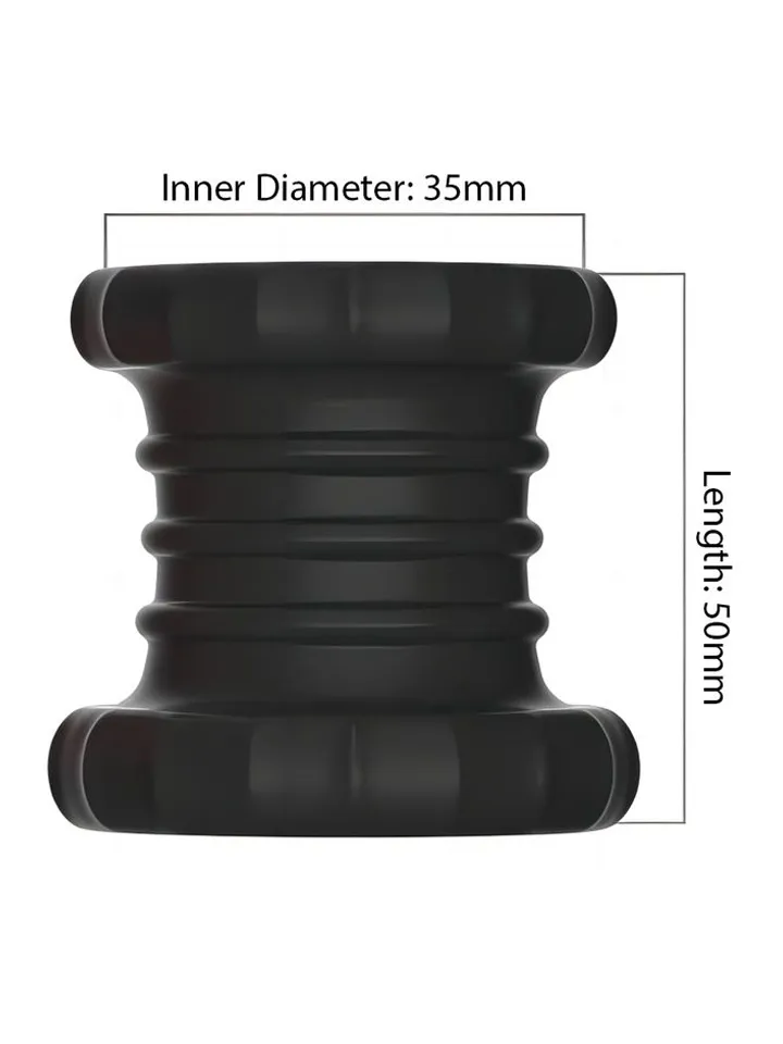 KSB Silicone Ultra Cockring & Ball Stretcher - Rutuliniai neštuvai 2 [full]