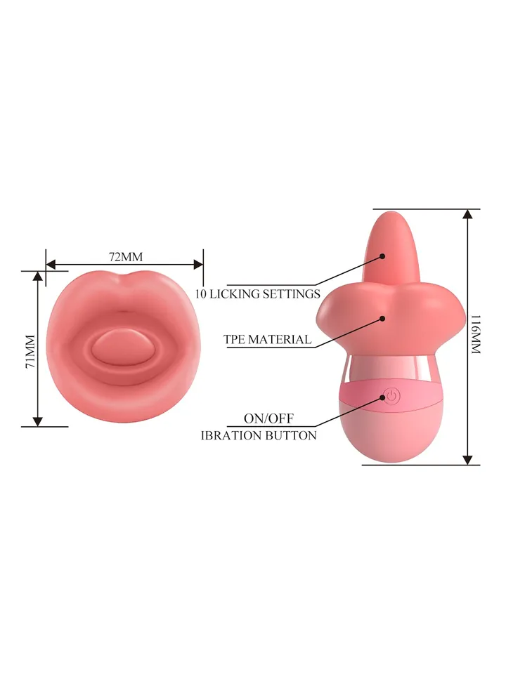 Kylee Vibrating Tongue Stimulator - Klitorio stimuliatorius 3 [full]