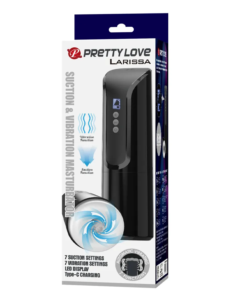 Larissa Suction & Vibration Masturbator - Automatinis masturbatorius 4 [full]