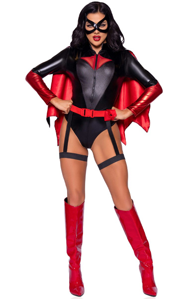 Leg Avenue Bat Woman Bodysuit - Vaidmenų žaidimai ir Maskaradas 3