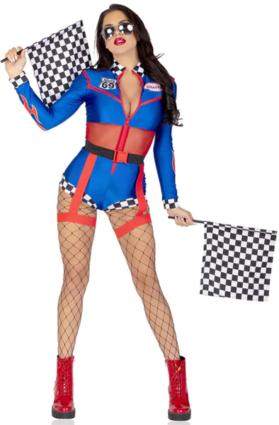Leg Avenue Cherry Bomb Racer - Vaidmenų žaidimai ir Maskaradas 5