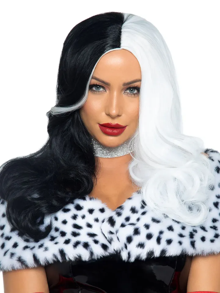 Leg Avenue Cruella Wig Black/White - Perukas 1 [full]