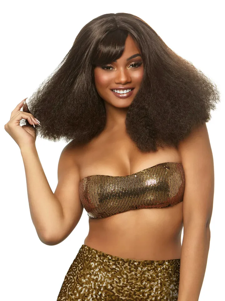 Leg Avenue Diva Disco Wig Brown - Perukas 1 [full]