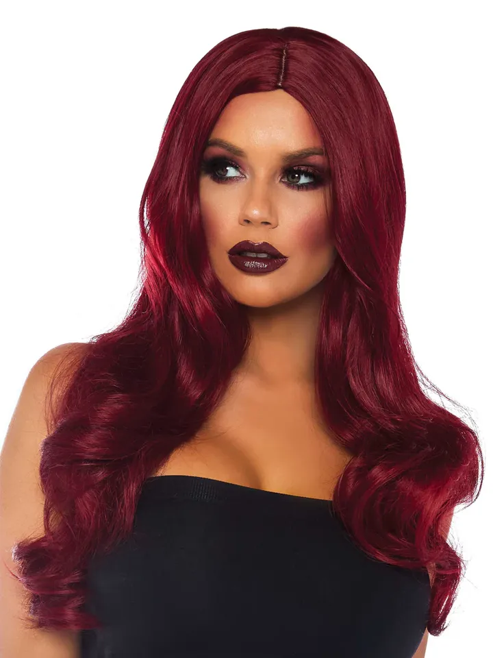 Leg Avenue Long Wavy Wig Red - Raudonas perukas 1 [full]
