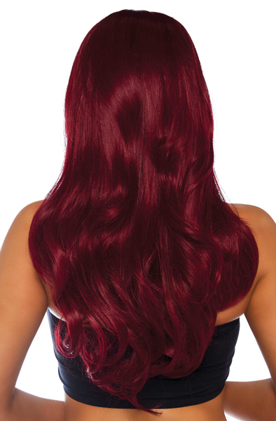 Leg Avenue Long Wavy Wig Red - Raudonas perukas 2 [full]