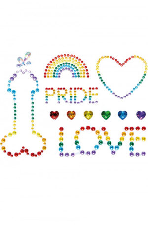 Leg Avenue Pride Bodyjewels Sticker - Kūno papuošalai 1