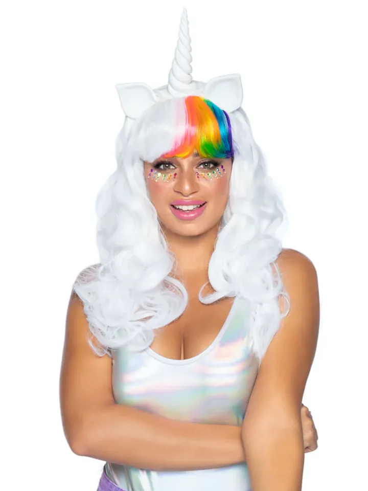 Leg Avenue Unicorn Wig Multicolor - Perukas 1 [full]