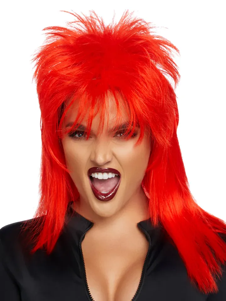 Leg Avenue Unisex Rockstar Wig Red - Perukas 1 [full]