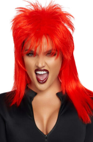 Leg Avenue Unisex Rockstar Wig Red - Perukas 1