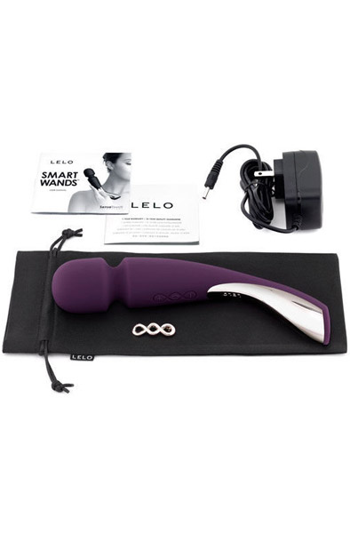 LELO Smart Wand Massager Medium Plum - Stebuklinga lazdelė / masažo lazdelė 2