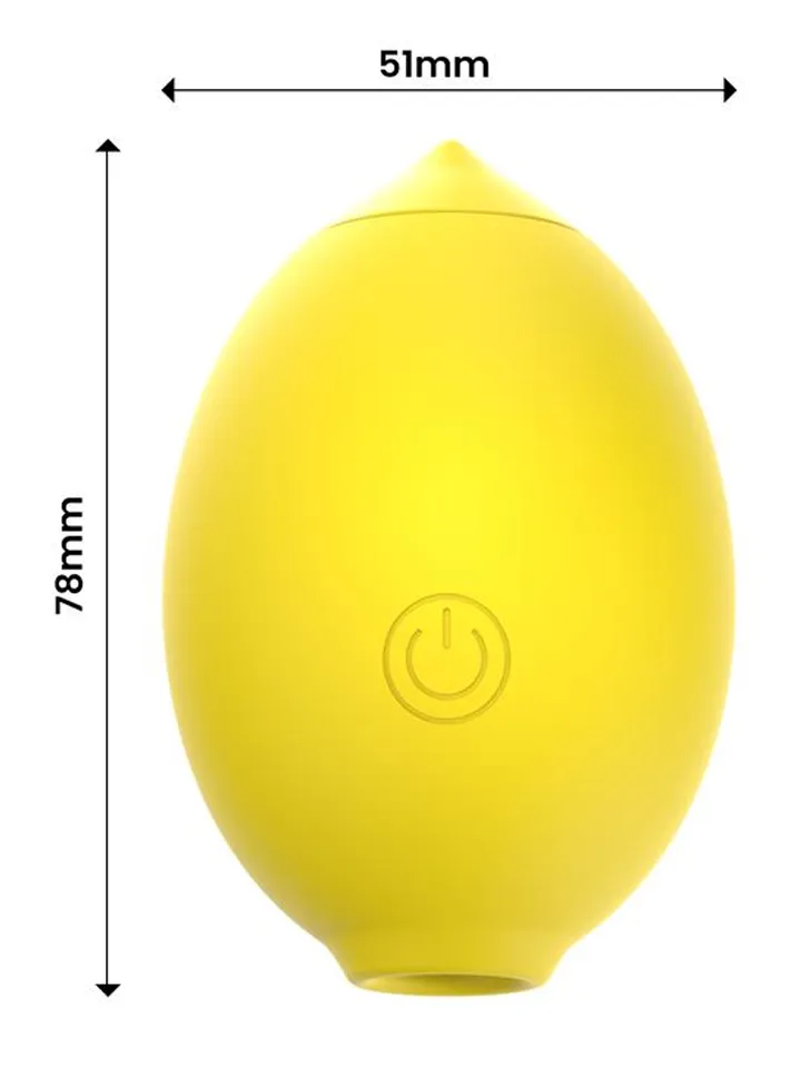 Lemon Clitoral Stimulator With Suction - Oro slėgio vibratorius 3 [full]