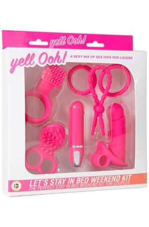 Let's Stay In Bed Weekend Kit - Porų sekso žaislų rinkinys 1