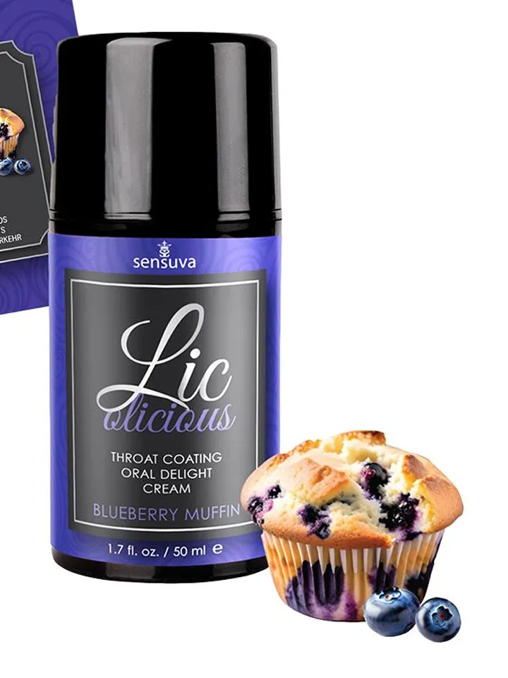 Lic-o-Licious Blueberry Muffin Oral Cream 50 ml - Valgomieji ir Oralinis Seksas 2 [full]