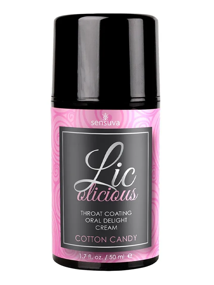 Lic-o-Licious Cotton Candy Oral Cream 50 ml - Valgomieji ir Oralinis Seksas 1 [full]