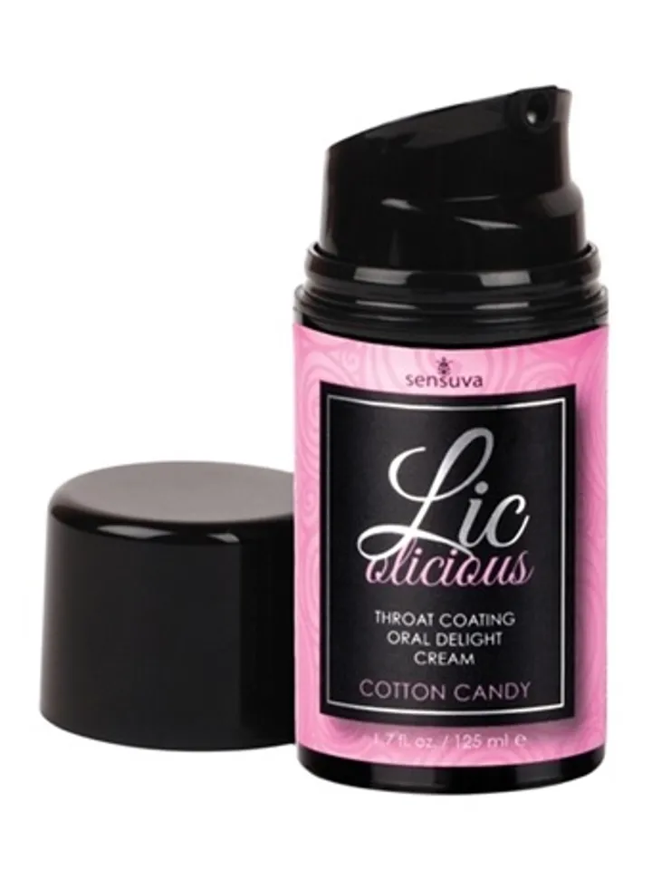 Lic-o-Licious Cotton Candy Oral Cream 50 ml - Valgomieji ir Oralinis Seksas 2 [full]