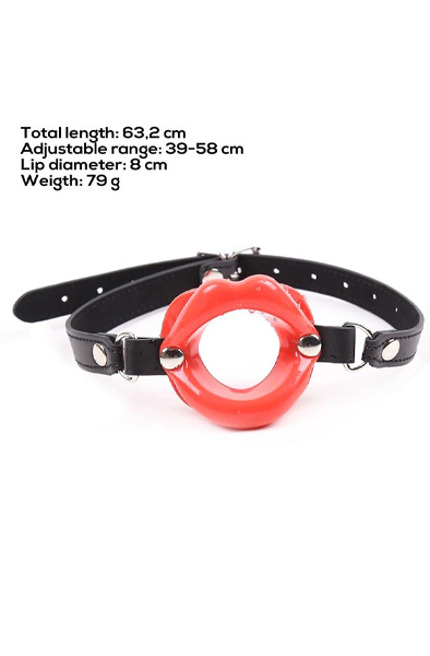 Lip Gag Mouth Shape Adjustable 39-58 cm - Gag 8