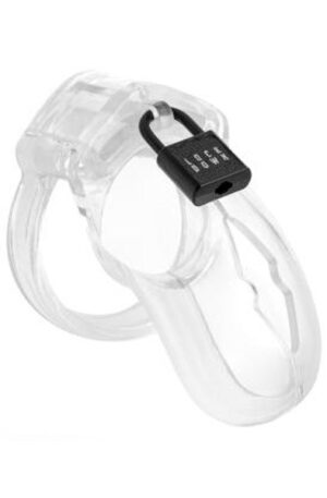 Lockdown Chastity Cage Clear Small - Skaistybės narvas 1