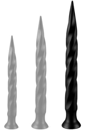 Long Tail Dildo Black 55 cm - Ypač ilgas analinis dildo 1