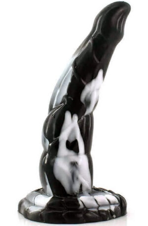 Lonykle Dildo Black/White 21,5 cm - Dragon dildo 1