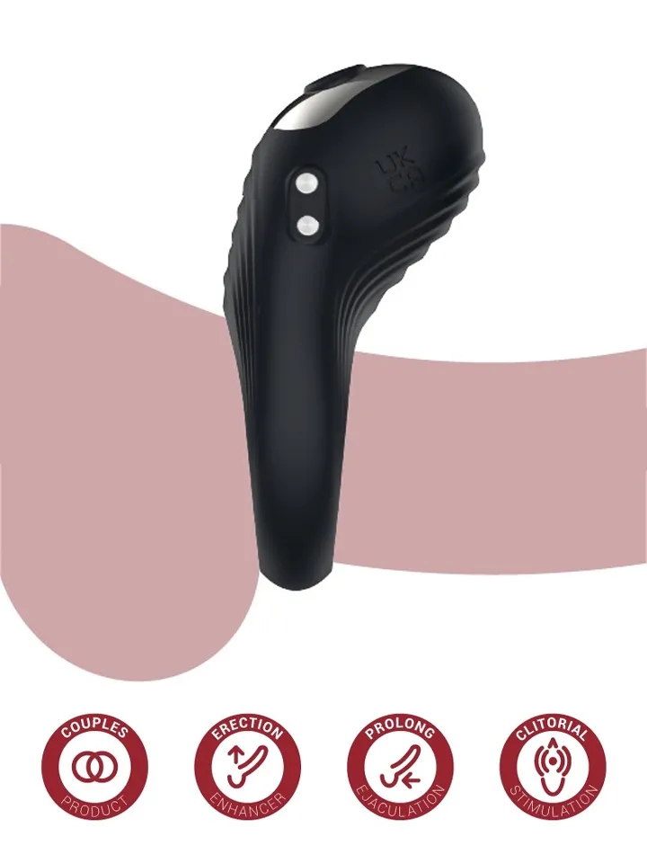 Loop Rechargeable Vibrating Cock Ring - Vibruojantis gaidžio žiedas 1 [full]