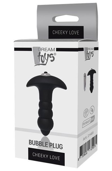 Love Bubble Single Speed Butt Plug - Vibruojantis analinis kištukas 2