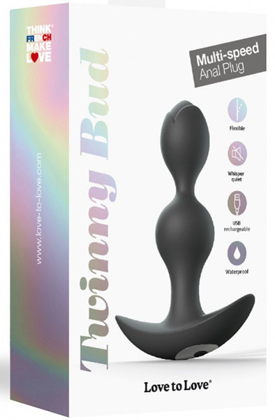 Love to Love Twinny Bud Vibrating Plug - Vibruojantis analinis kištukas 3