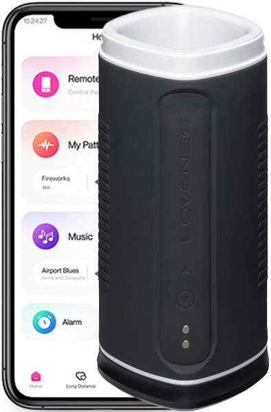 Lovense Calor Depth-Controlled Masturbator - Nuotoliniu būdu valdomi sekso žaislai 1