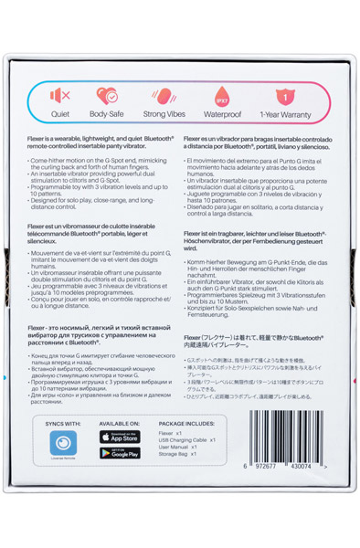 Lovense Flexer G-Spot & Clit Panty Vibrator - Su programėle valdomas vibratorius 6