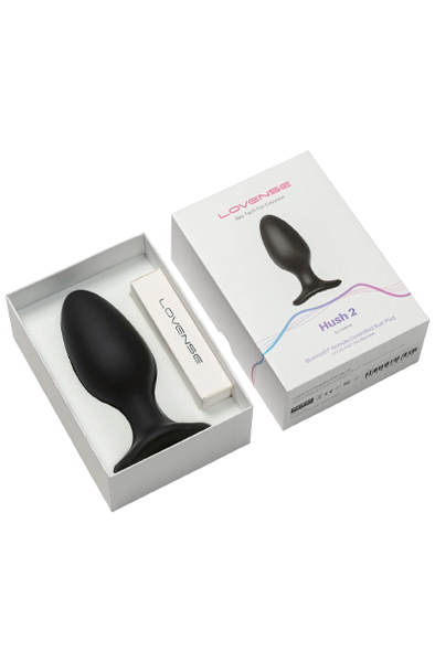 Lovense Hush 2 Large 57mm - Nuotoliniu būdu valdomas analinis kištukas 3