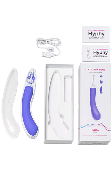 Lovense Hyphy Dual-End Vibrator - Nuotoliniu būdu valdomas vibratorius 6