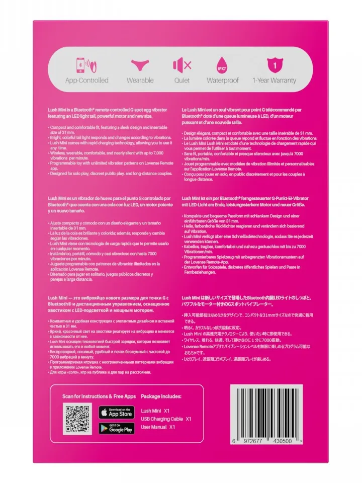 Lovense Lush Mini - Su programėle valdomas vibratorius 6 [full]