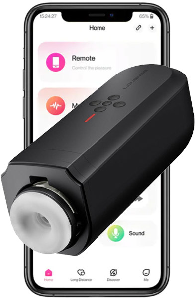 Lovense Solace Thrusting Masturbator - Automatinis masturbatorius 1